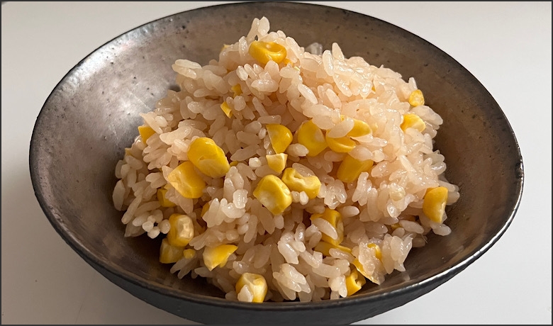 とうきびと昆布のご飯